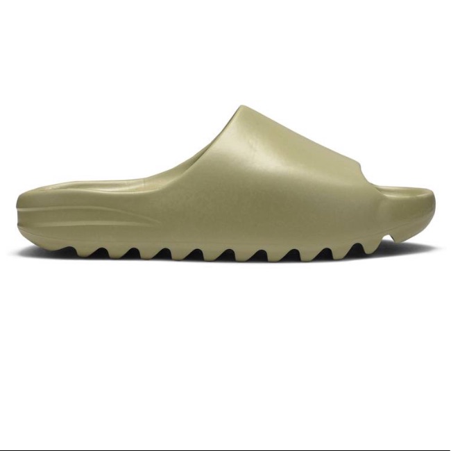 Yeezy Slide Sandals in Sage Green Adidas Yeezy Resin Sage Green Lightweight Eva Foam Slides Sz  main image 3